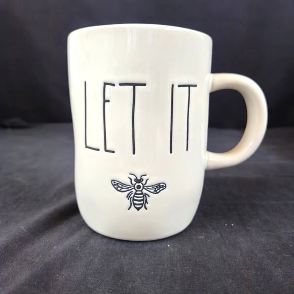 Rae Dunn Let It Bee Mug, Magenta Artisan Collection Farmhouse - Picture 1 of 9